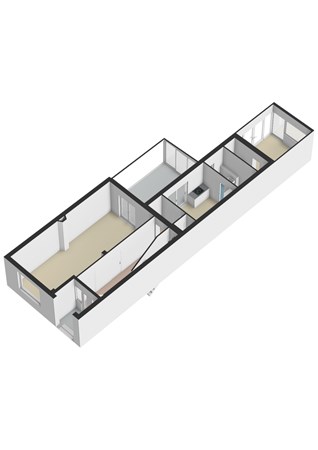 Plattegrond - Schiffelderstraat 11, 6369 TJ Simpelveld - Schiffelderstraat 11 Simpelveld - Begane grond 3D.jpg